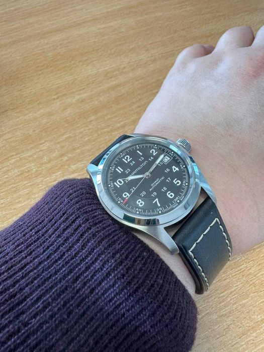 Hamilton Khaki Field automatic 38 mm - set complet - garanție - ca nou