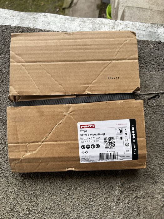 Pânză spadă WD 23 6 (175) HILTI și pânză fierăstrău cu sabie