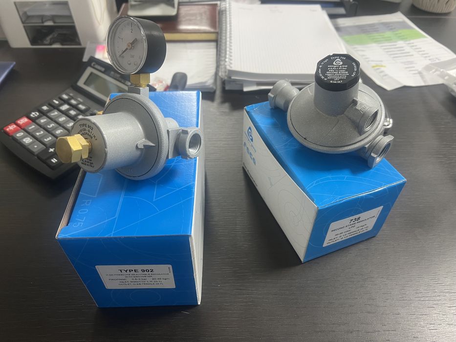 Set regulatoare presiune GPL / PROPAN , fabricatie Italia