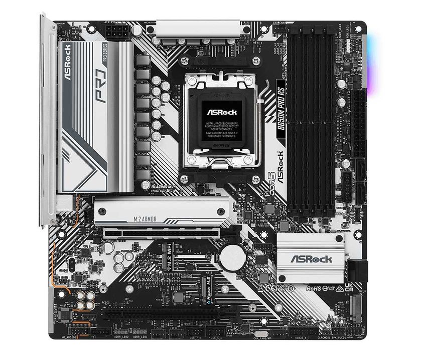 Дънна платка ASRock B650M PRO RS AMD AM5, 4xDDR5 Нова с Гаранция