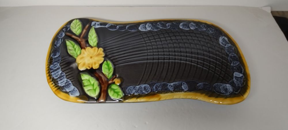 Винтидж керамично плато за сервиране или декорация Vallauris, Франция.