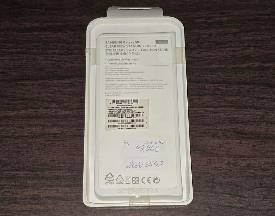 Husa flip smart activa originala Samsung Clear View S8+ S8 Plus G955