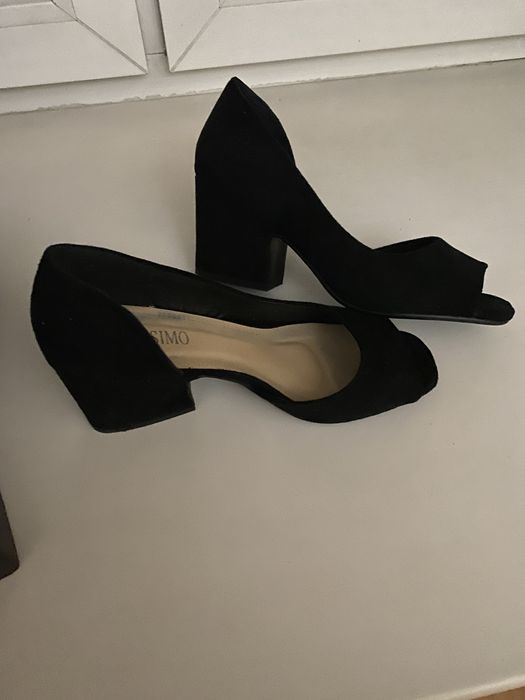 Туфли замшевые туфли