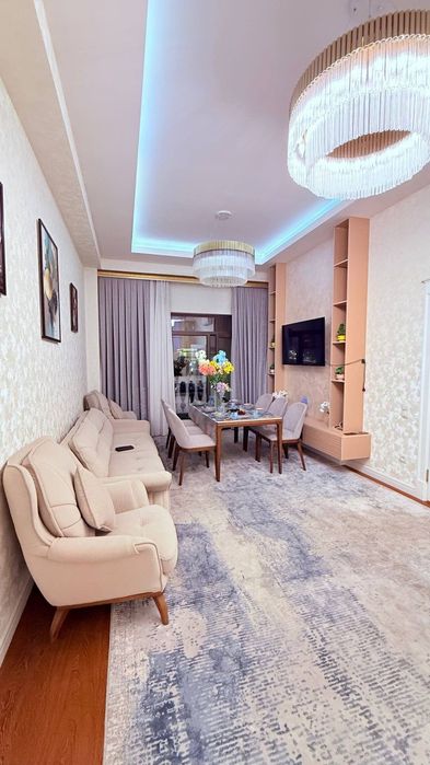 3-комнатная квартира в Tashkent City • Вид на парк • Бульвар Резиденс