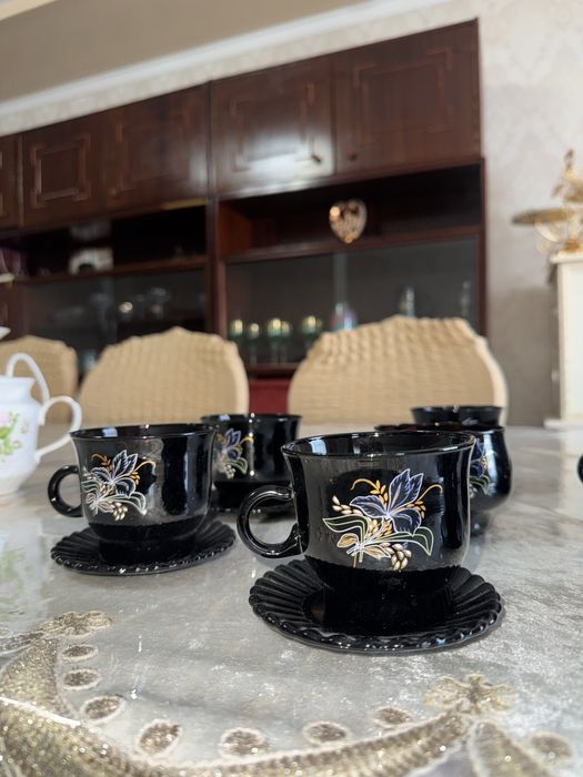 Форфорный Чайный набор стаканов