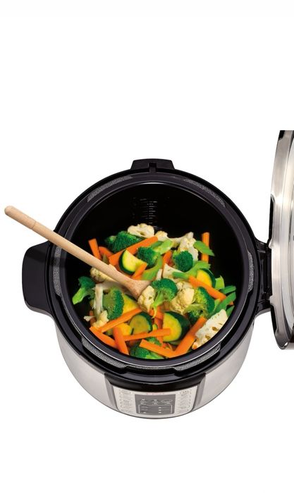 Oala sub presiune electrica Tefal, 1200W, 25 de programe, 5,8 L