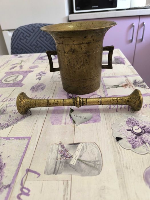 Голям  ХАВАН от месинг -бронз