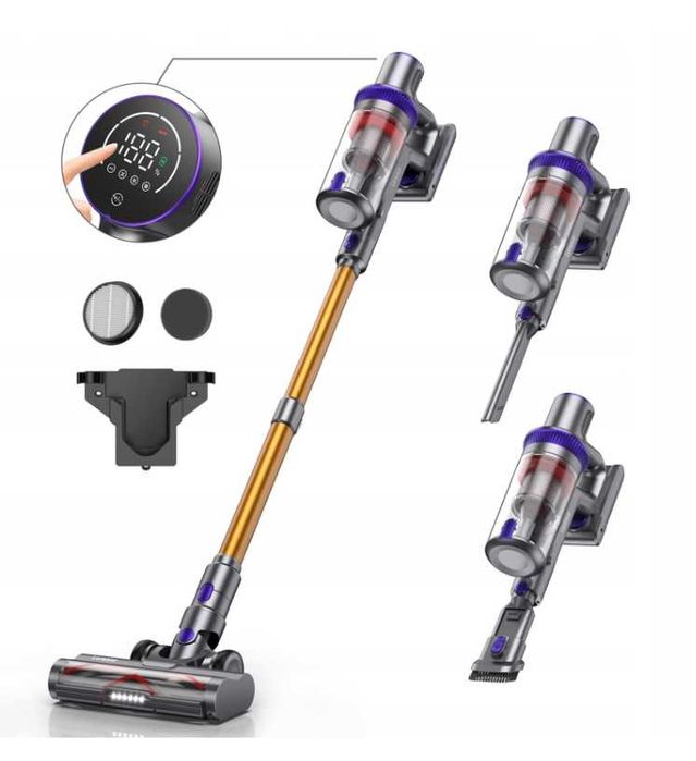 Aspirator vertical Laresar Elite 3, 450W, 1.5L, 2.2kg, cu filtru HEPA