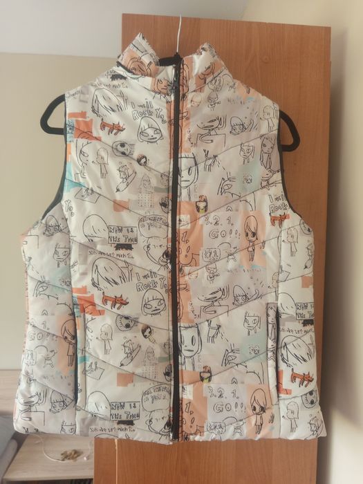 Дамско пухено елече и грейка