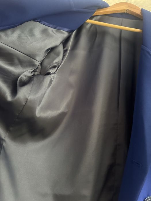 Костюм двойка синего цвета