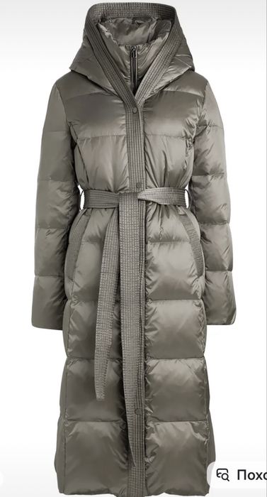 Пуховик длинный женский