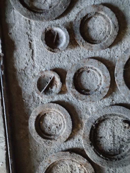 Кружки на печку чугун.