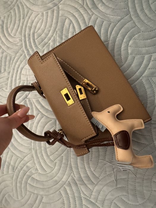 Чанта Kelly бежово/кафява