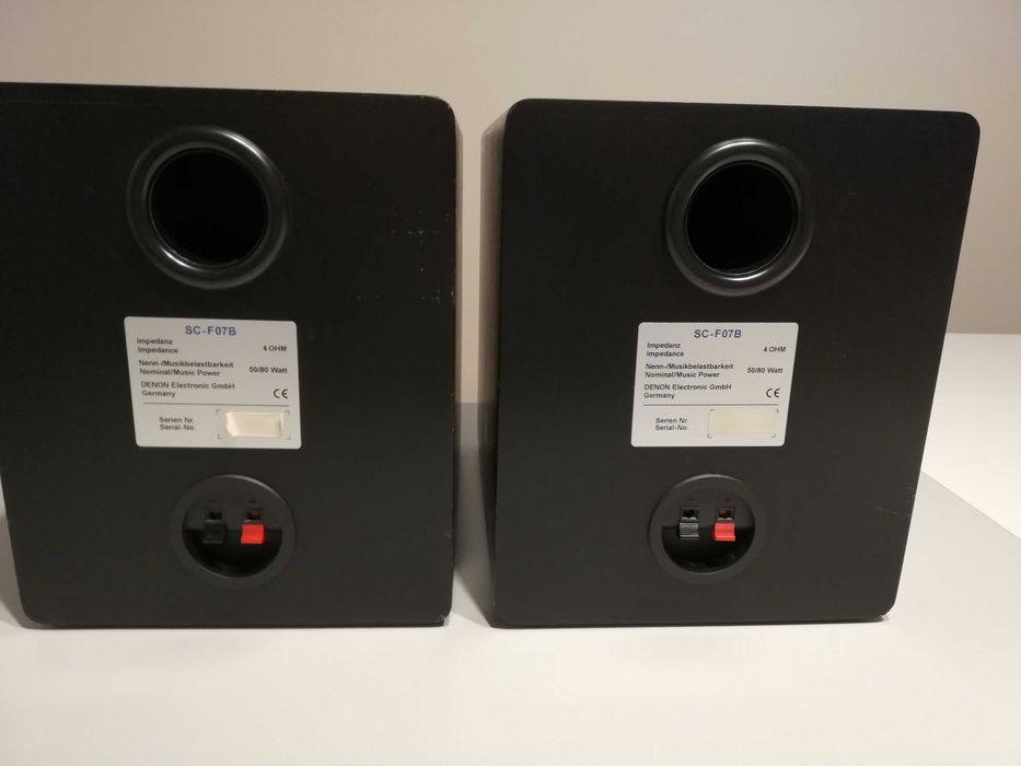 Set Boxe DENON model SC-F07B - 2 Cai/Impecabile/made in Germany