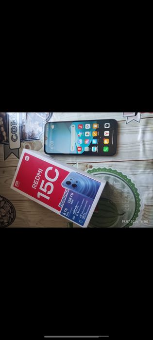 Redmi 15С Оригинал док коробка всё есть