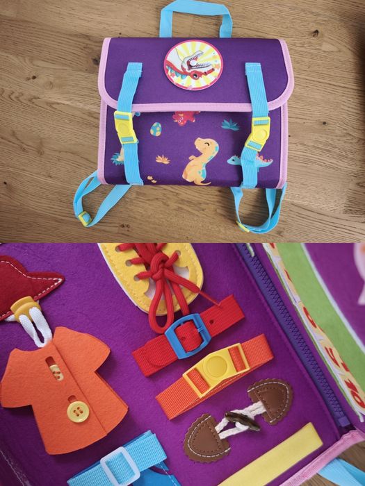 Montessori Busy book/board, Nou, Carte activitati fetru