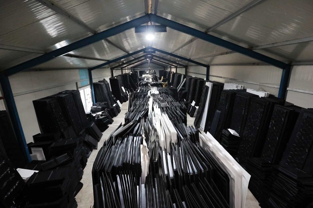 Matrite gard 100 lei panouri 3D forme stalpi piatra decorativa cruci