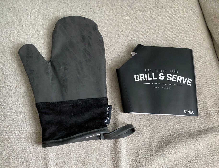 Manusi gratar grill disc ceaun rezistente la foc din piele - olanda