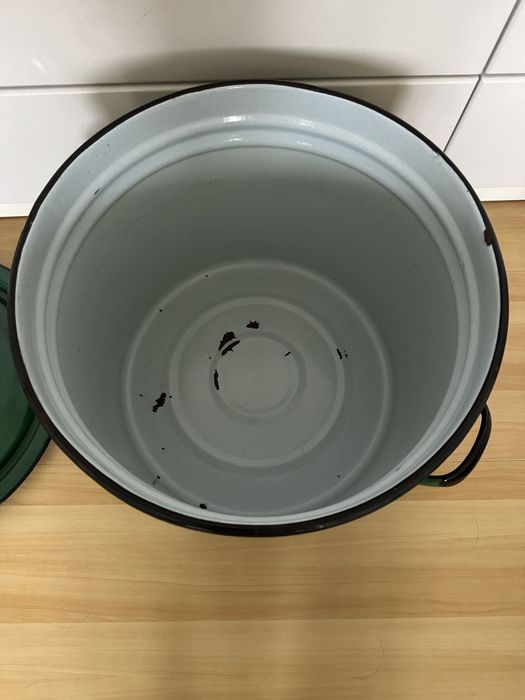 Кастрюля советская эмалированная 40л