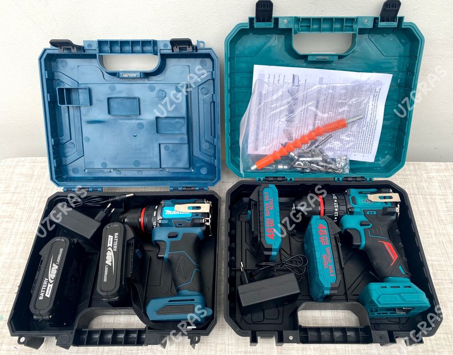 Бепул доставка шуруповерт дрель бесщеточный оригинал фабричный новый