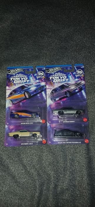 Hot wheels silver series ,  the fast and the furious Tokyo drift