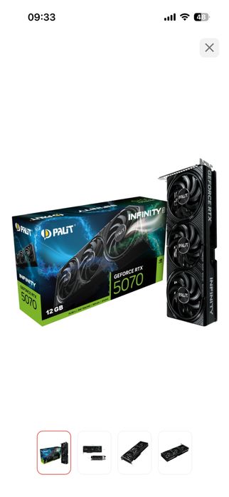 Продам Rtx5070 palit