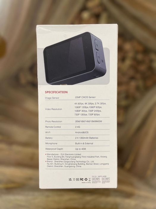 Camera de actiune / sport cooau 4k