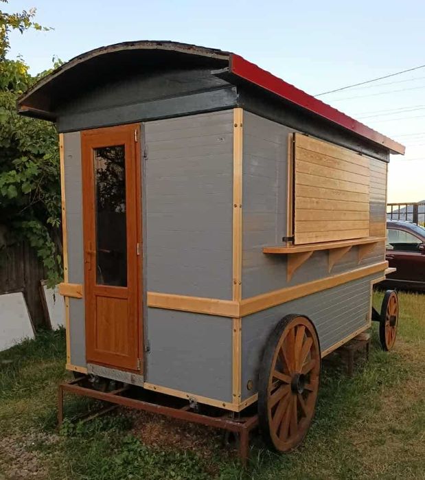Vand car vienez - Caruta fast-food, Rulotă comercială, Rulotă street food, Food Truck, Chiosc