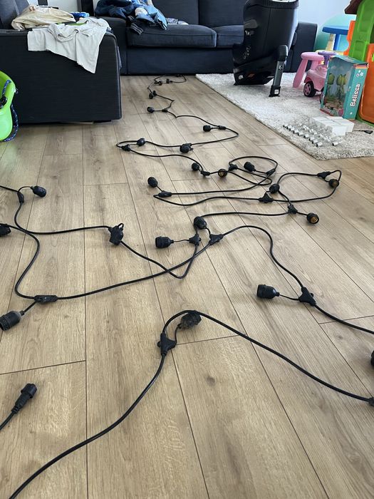 Ghirlanda luminoasa 15metri pt gradina/foisor