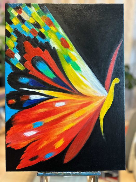 Картина Бабочка  холст масло оригинал