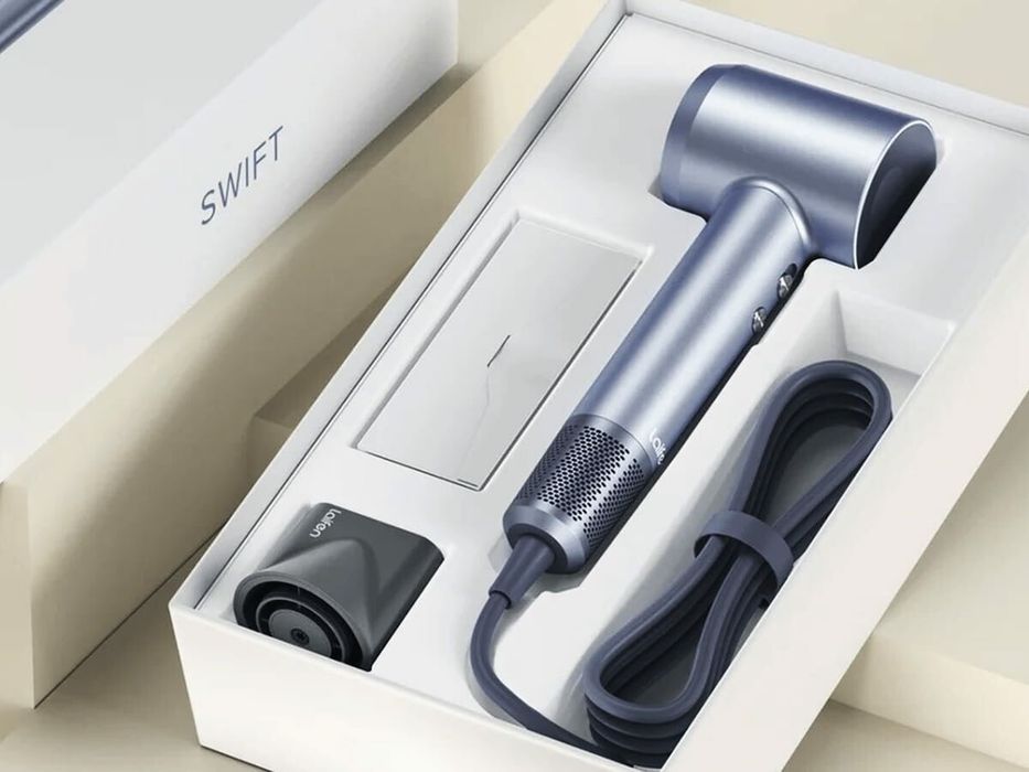 Чисто НОВ Йонизиращ Сешоар Laifen Swift (Silver Blue) – В Кутия