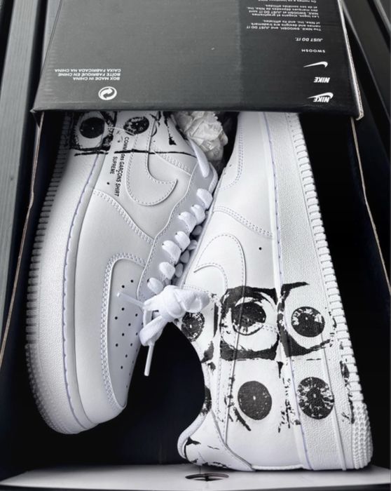 nike air force 1 comme des garcons