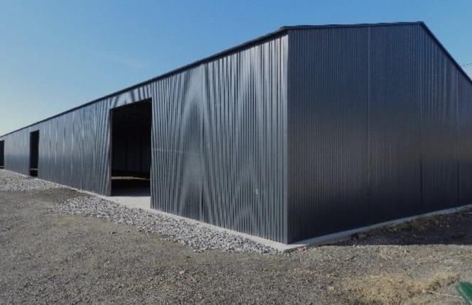 Vând hală metalică 10x20 cu tabla