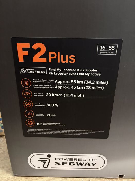 Segway Ninebot KickScooter F2 Plus