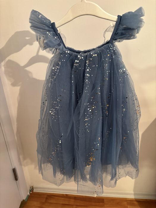 Детска синя рокля