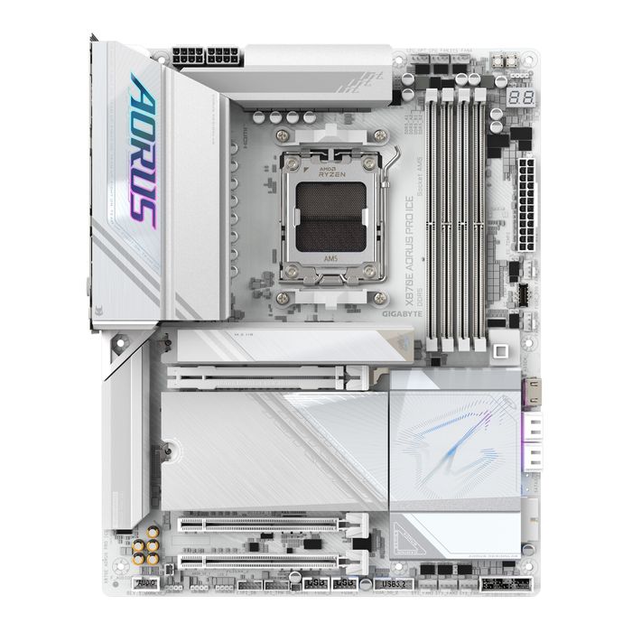 Vand Placă de bază Gigabyte X870E AORUS PRO ICE – Premium White Build – Impecabilă in garantie