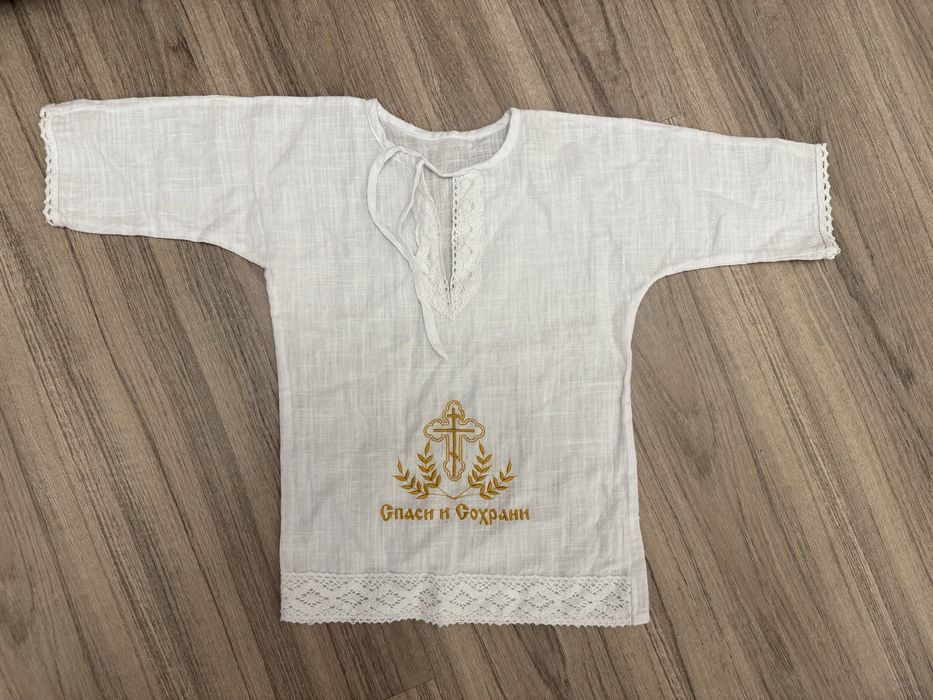 Крестильная рубашка р . 80-86