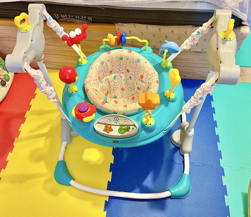 Детско бънджи Moni Vista - син цвят