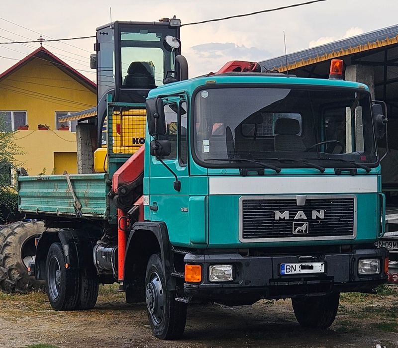 Man 4 X 4 Basculabil//Macara Palfinger//Basculabila