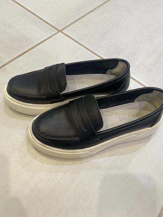 Туфли школьные черные