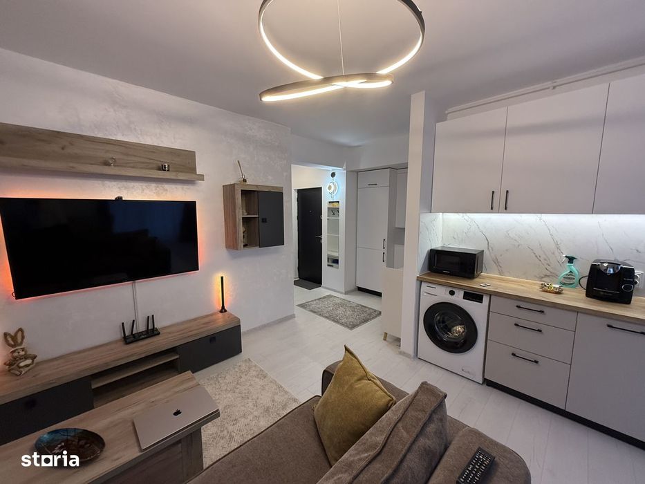 Inchiriez penthouse 3 camere mobilat full premium, 90mp, terasa pano