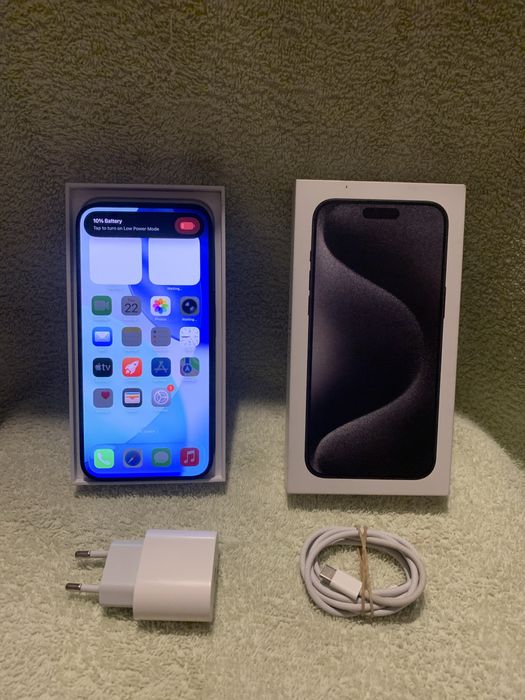 15 Pro Max 256 gb black