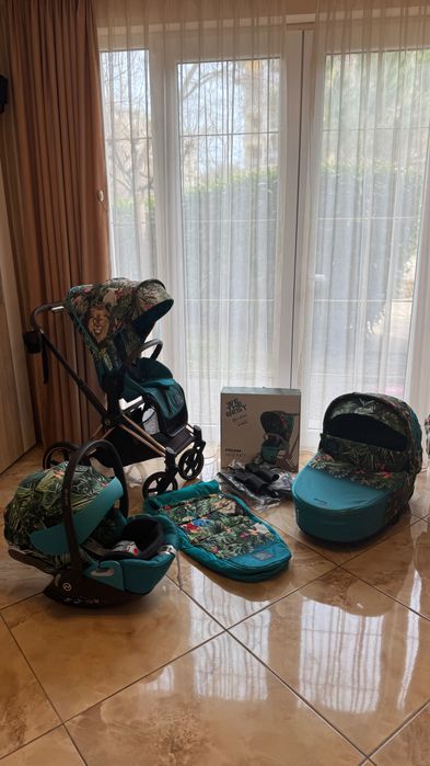 Количка Cybex Priam 4 Dj Khaled 3 in 1,Rose gold.