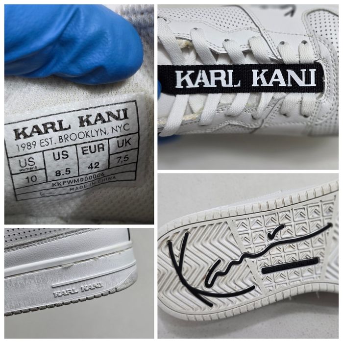 Asidasi Karl Kani sneakers 1989 Est Brooklyn NYC piele naturală Nr 42