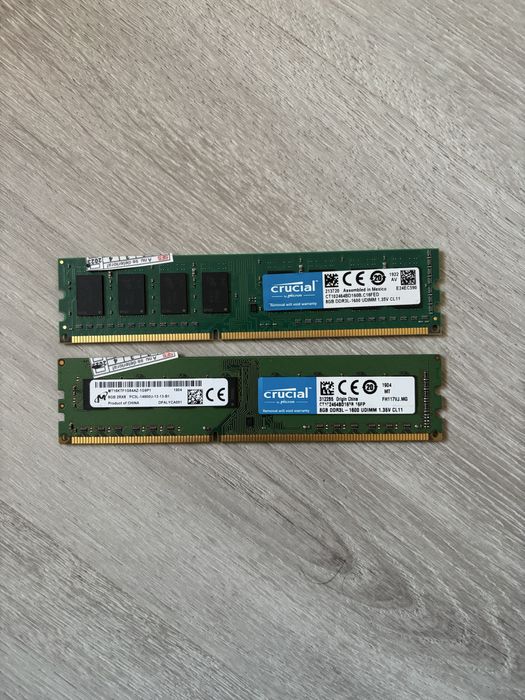 RAM Crucial 8x2 GB DDR3 1600
