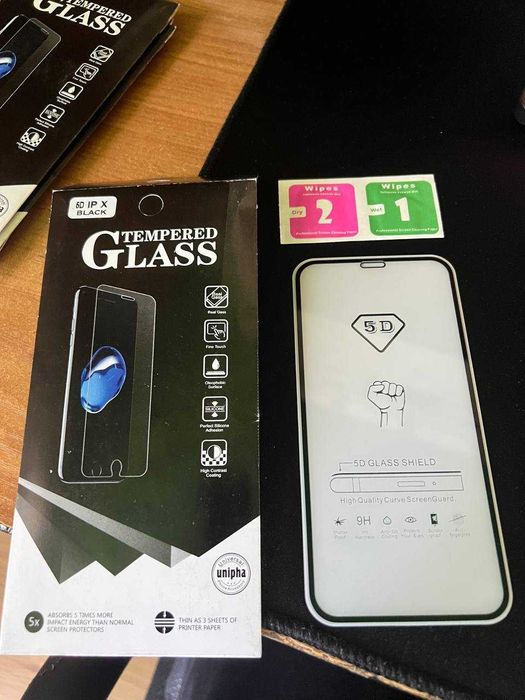 Защитное стекло для Apple iPhone 11 Pro / X / XS (новые)