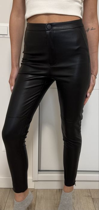 Кожен клин/панталон Zara