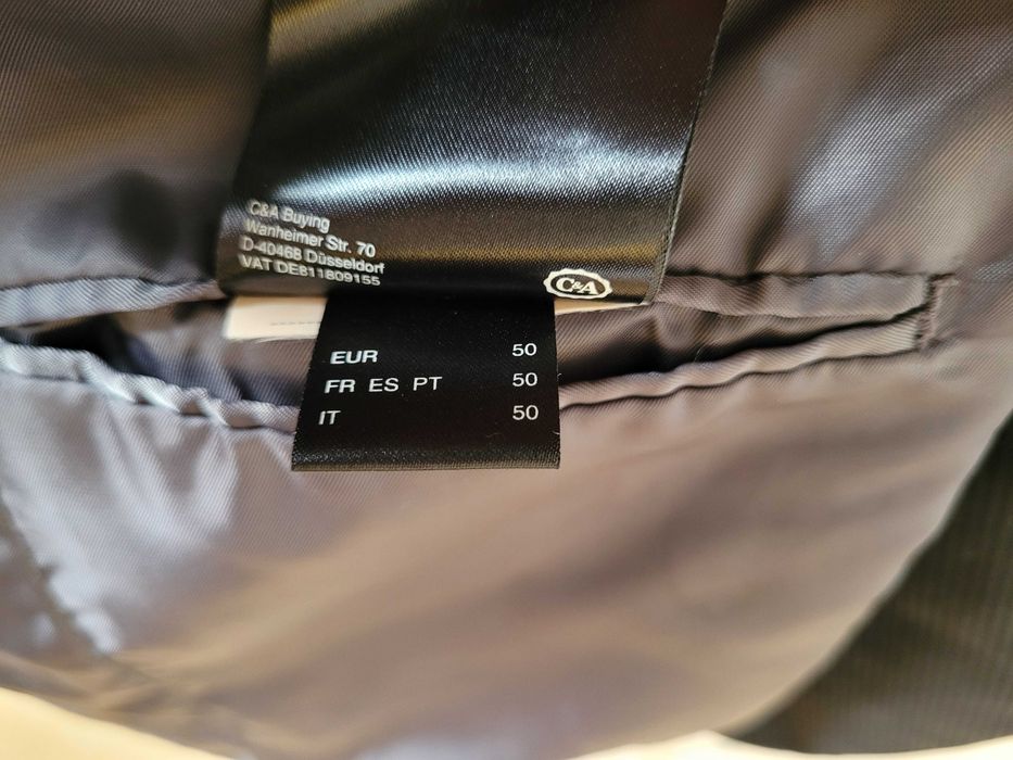 Sacou C&A Angelo Litrico Marimea 50 sau M, gri inchis