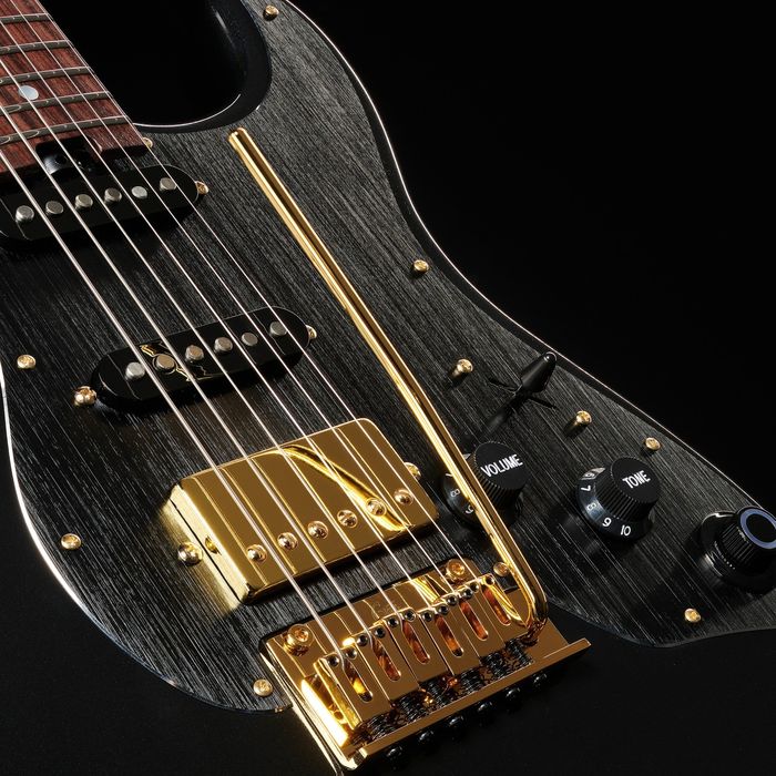 Chitara electrica Mooer GTRS S900W PB + Pedală GW4 + Husă – Stare excelentă