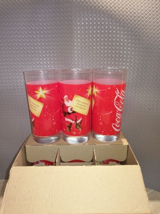 Комплект Кока Кола (coca cola) чаши за колекционери.